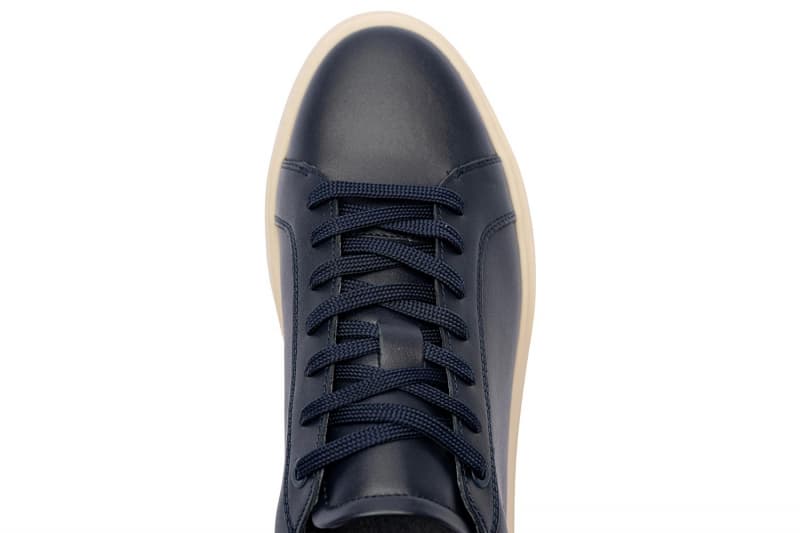 Navy Sneakers Genuine Leather
